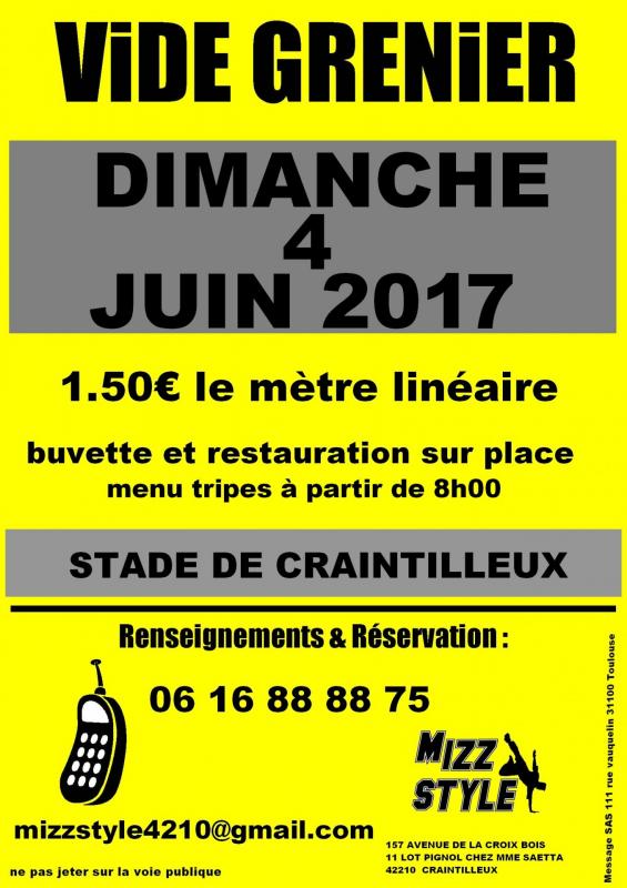 Affiche vide grenier 2016 new