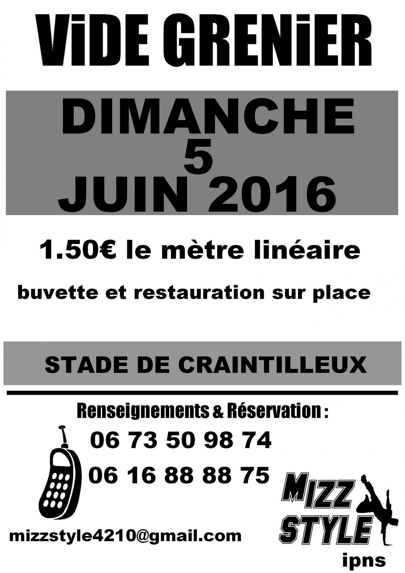 Affiche vide grenier 2016